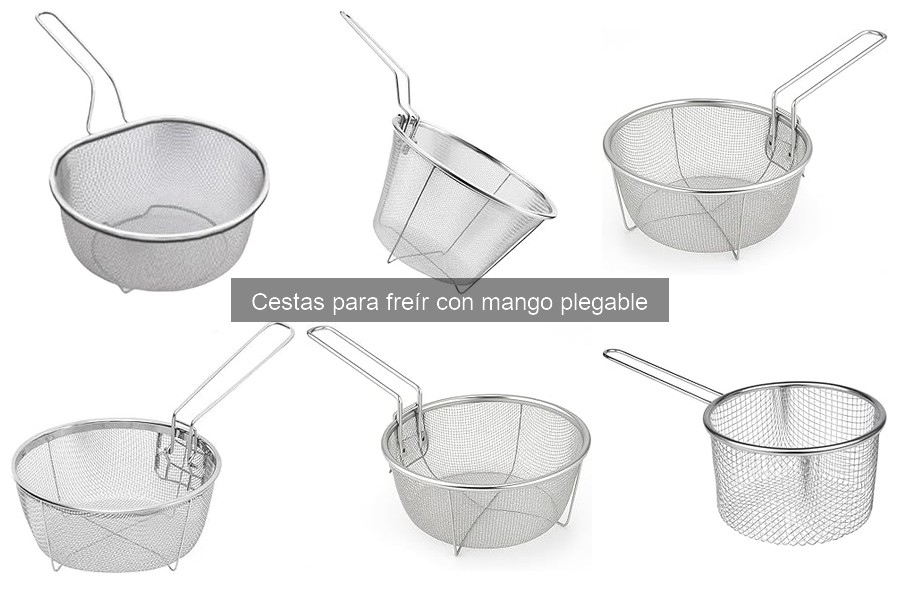 Mejores precios para cestas de freír con mango plegable