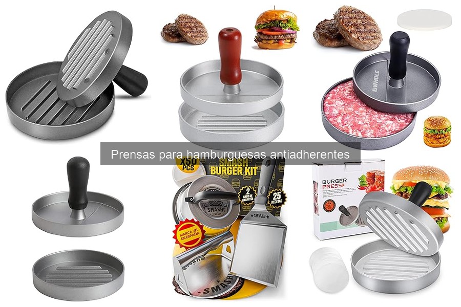 Mejores prensas para hamburguesas antiadherentes en 2023