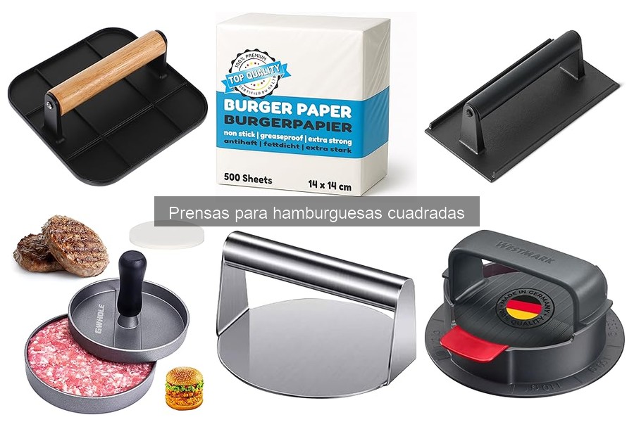 Mejores prensas para hamburguesas cuadradas en 2023