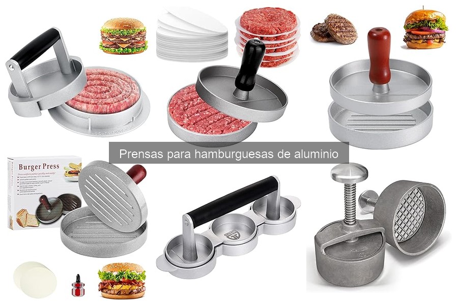 Mejores prensas para hamburguesas de aluminio en 2023