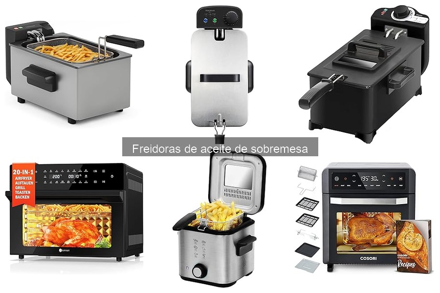 Mejores recetas en freidoras de aceite de sobremesa