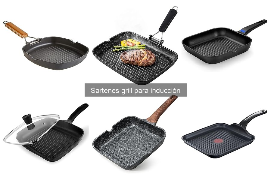 Mejores sartenes grill para inducción en 2023