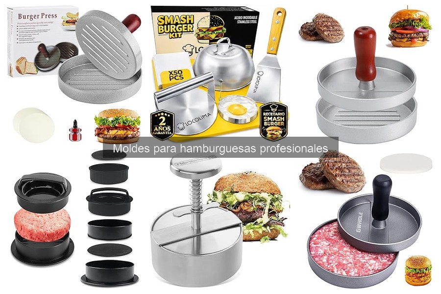 Moldes para hamburguesas profesionales: ¿Qué son y para qué sirven?