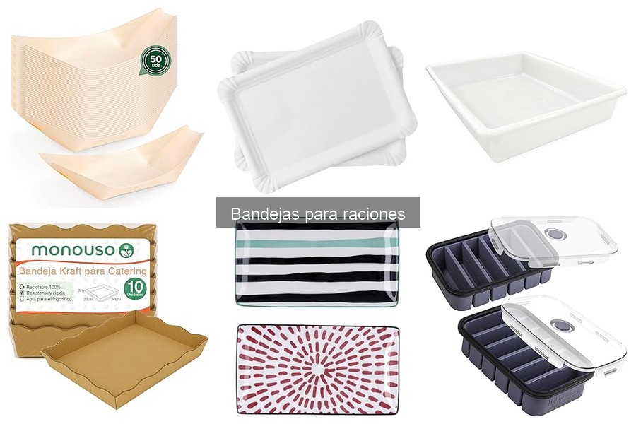 Ofertas y precios de bandejas para raciones en 2023