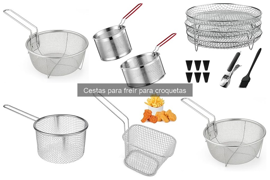 Opiniones de cestas para freír croquetas: ¿Qué eligen los usuarios?