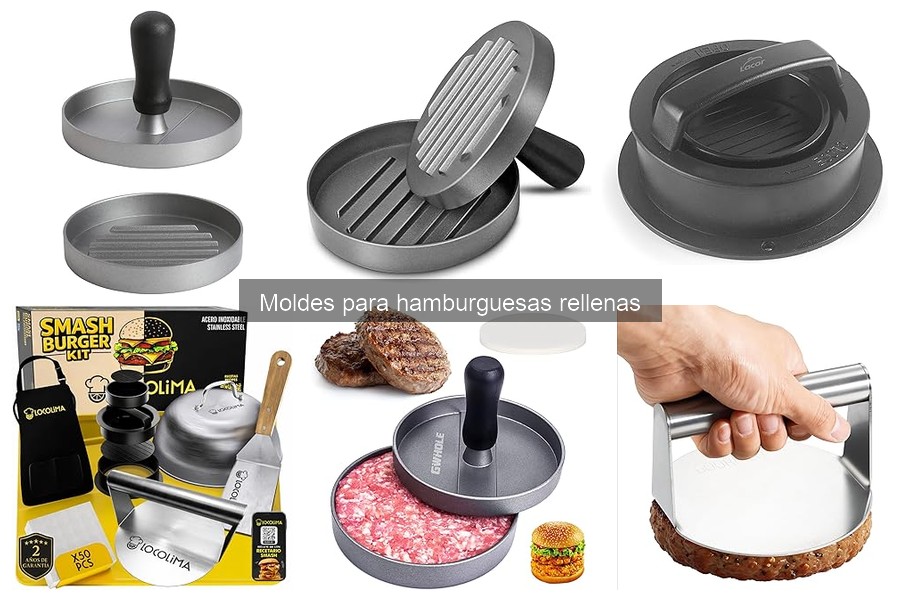 Opiniones de moldes para hamburguesas rellenas: ¿Cuál elegir?