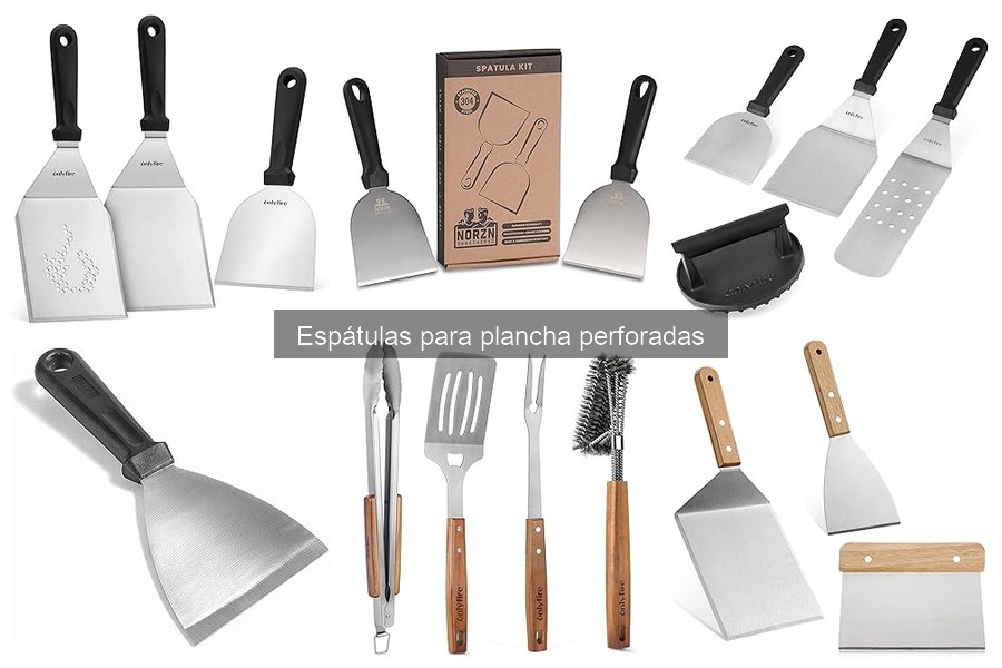 Opiniones sobre espátulas perforadas para plancha