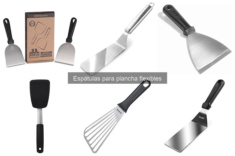 Opiniones sobre las mejores espátulas para plancha flexibles