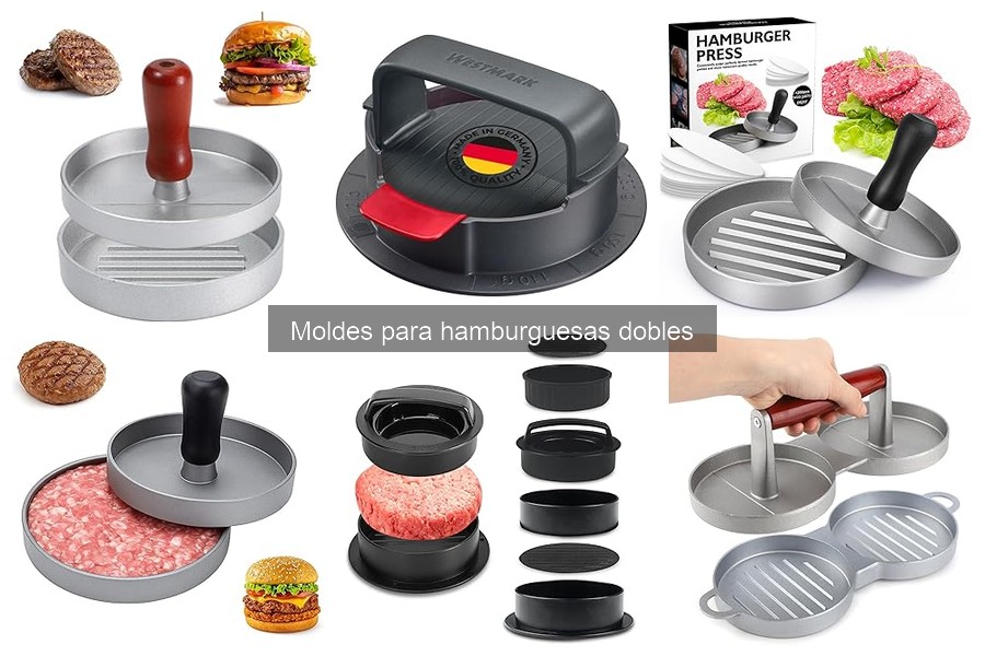 Opiniones sobre los Moldes para Hamburguesas Dobles Más Populares