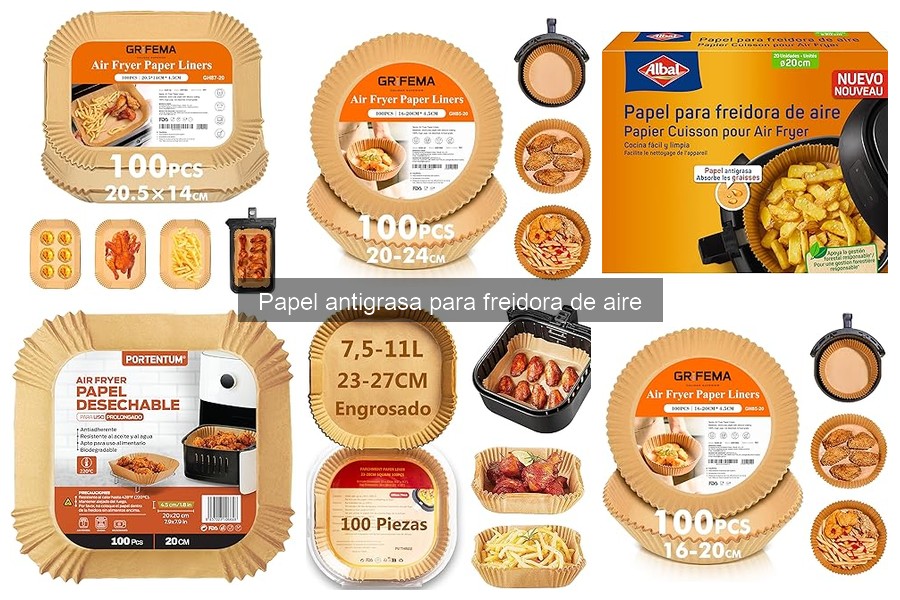 Opiniones sobre papel antigrasa para freidora de aire