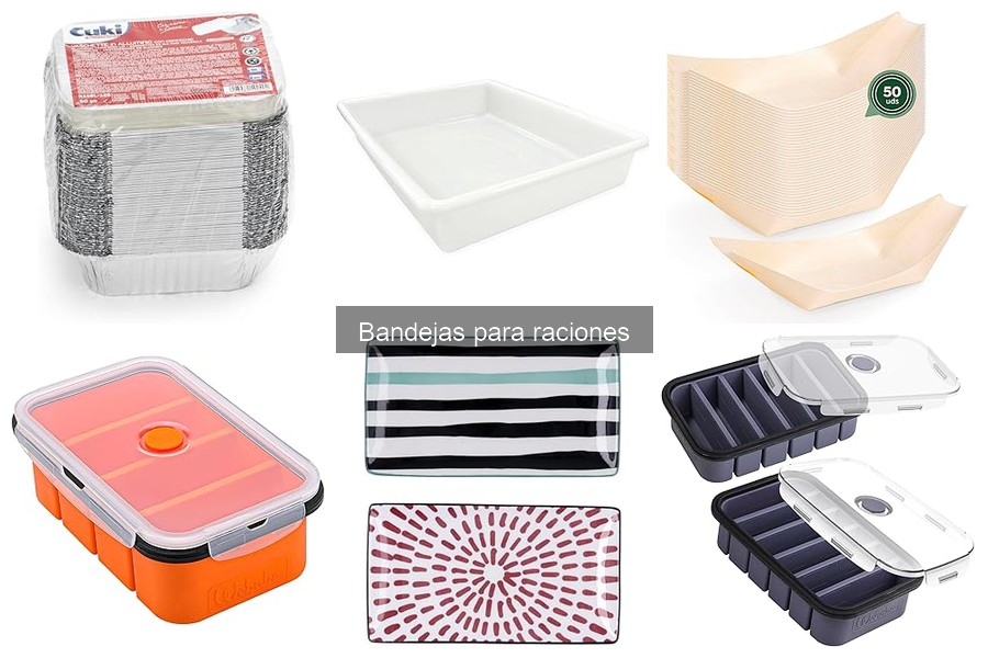 Organiza tu mesa con bandejas para raciones: consejos prácticos