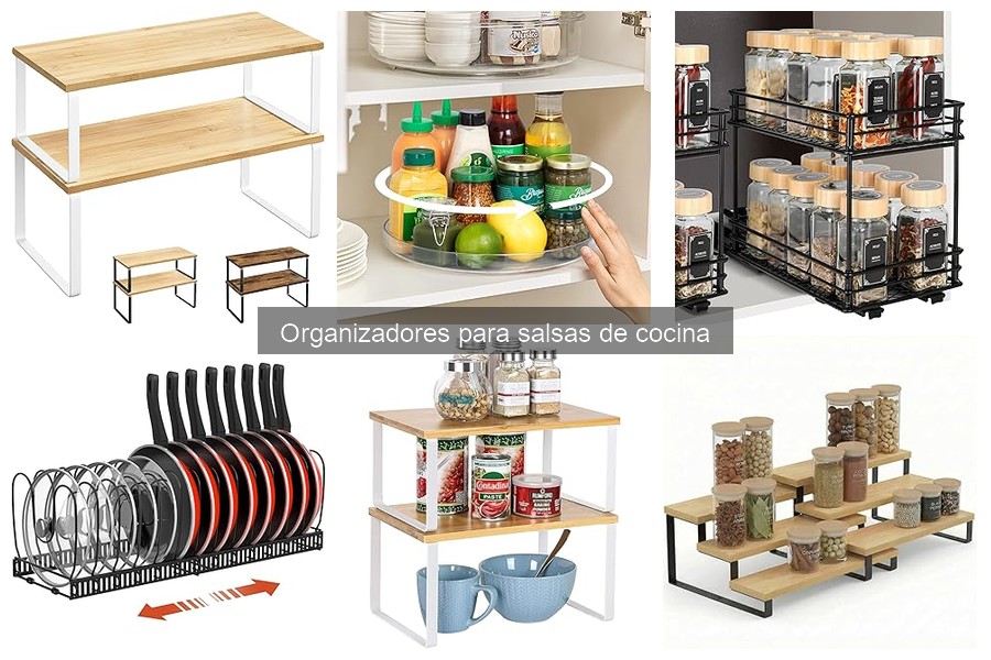 Organiza tus salsas en la cocina de forma efectiva