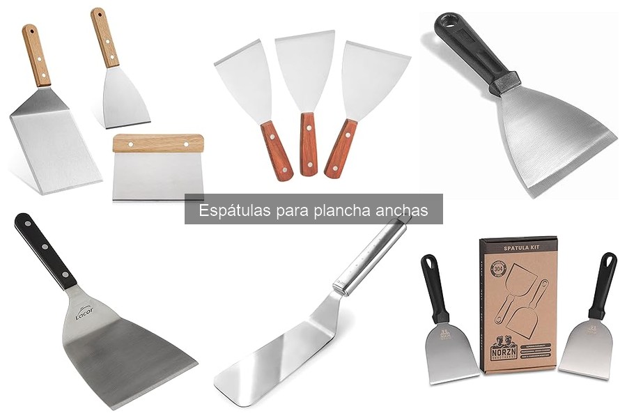 Precio promedio de espátulas para plancha anchas
