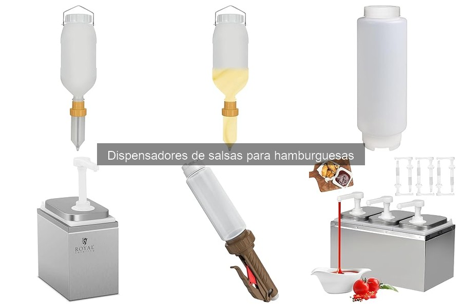 Precios de dispensadores de salsas para hamburguesas en 2023