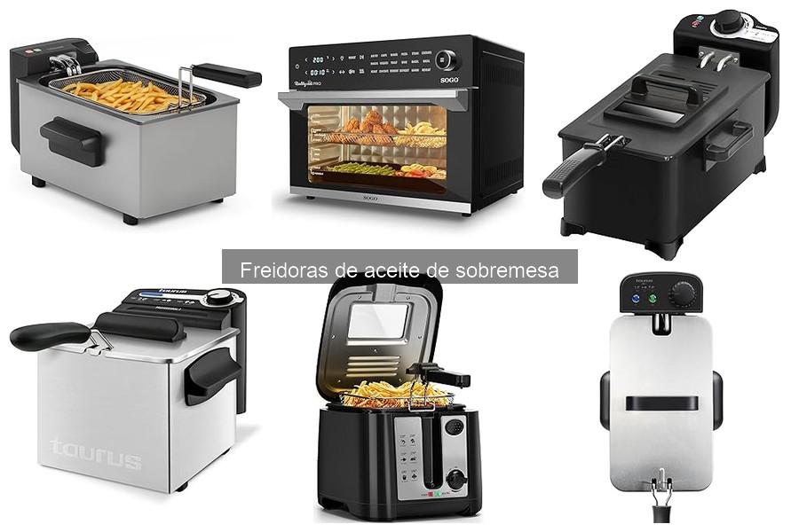 Precios de freidoras de aceite de sobremesa en 2023