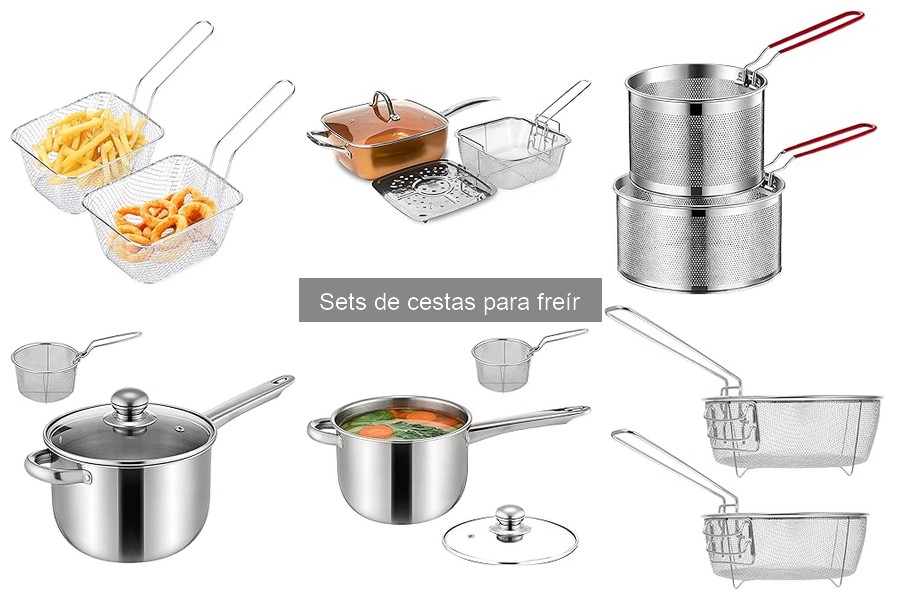 Precios de sets de cestas para freír en Amazon