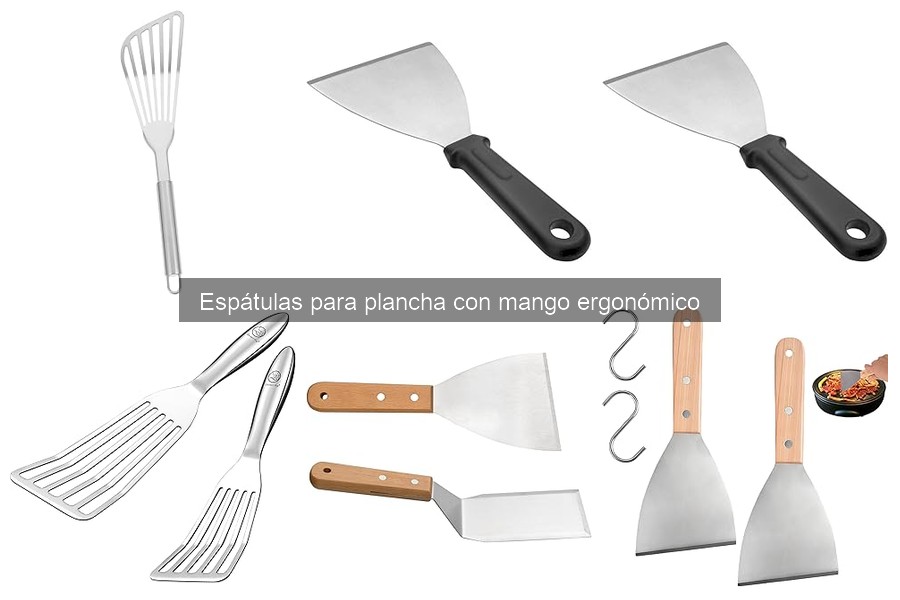 Preguntas frecuentes sobre espátulas para plancha ergonómicas