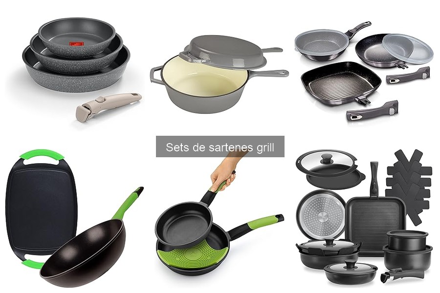 Preguntas frecuentes sobre sets de sartenes grill