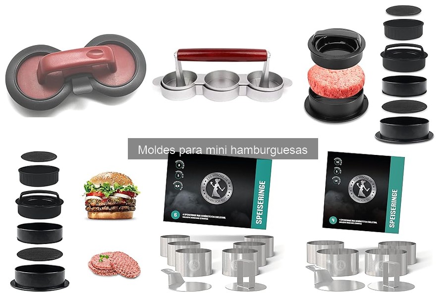 Problemas comunes al usar moldes para mini hamburguesas