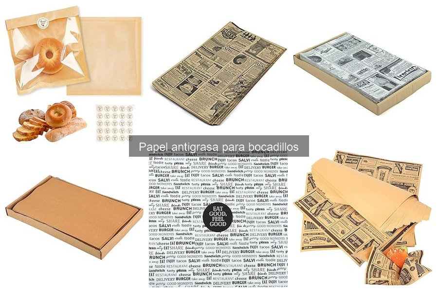 Qué es el papel antigrasa para bocadillos y sus usos