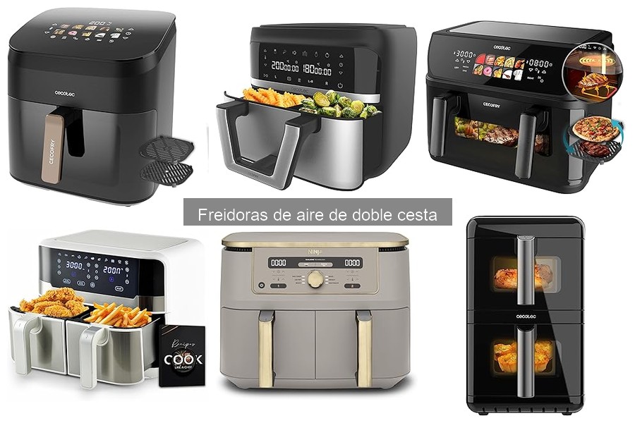 ¿Qué es una freidora de aire de doble cesta? Guía completa