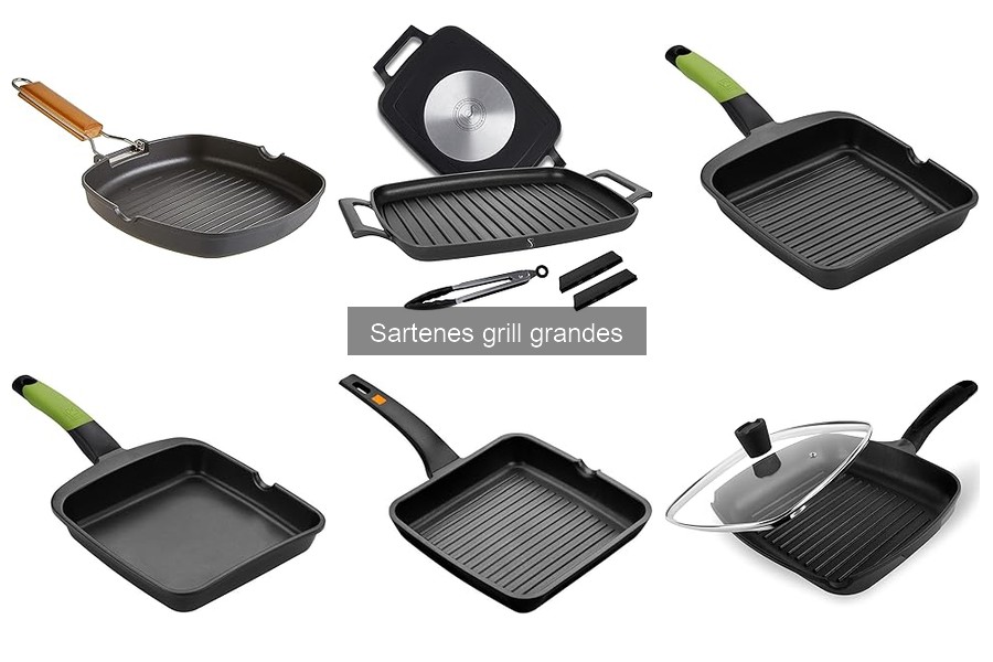 ¿Qué es una sartén grill grande? Características y usos