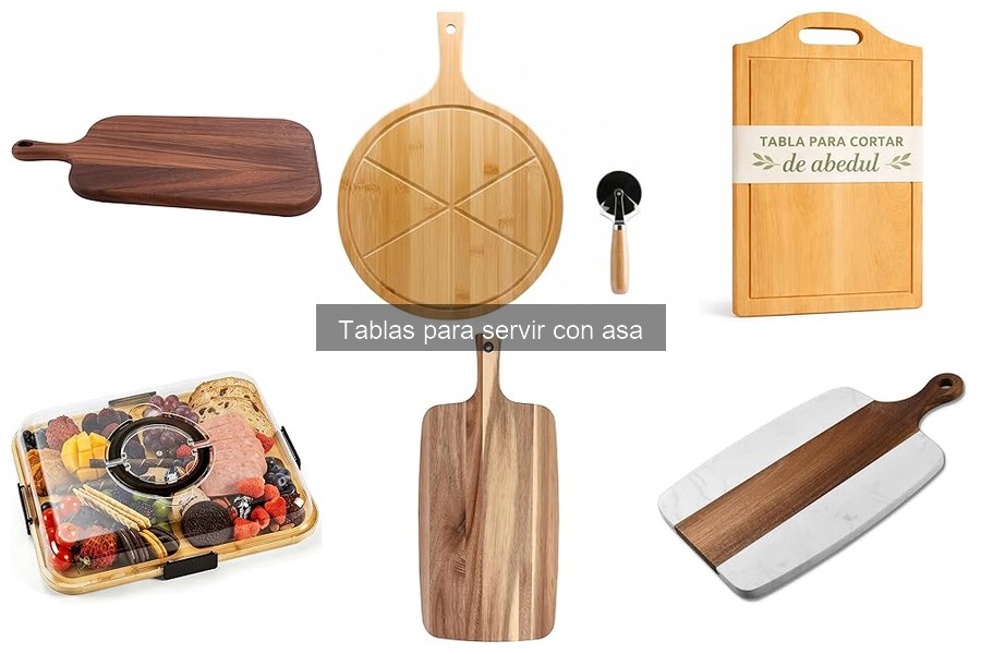 ¿Qué es una tabla para servir con asa? Características clave