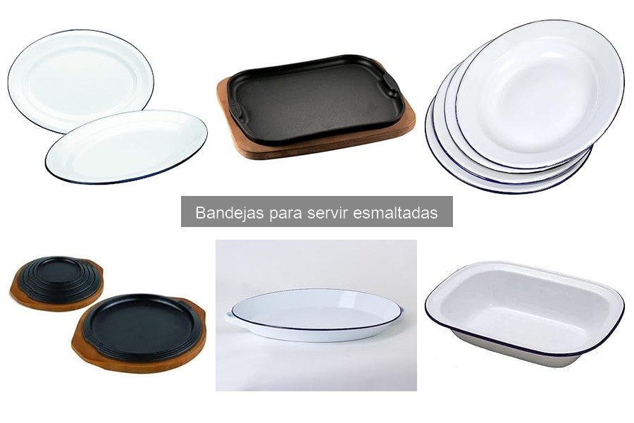 ¿Qué son las bandejas para servir esmaltadas? Características y usos