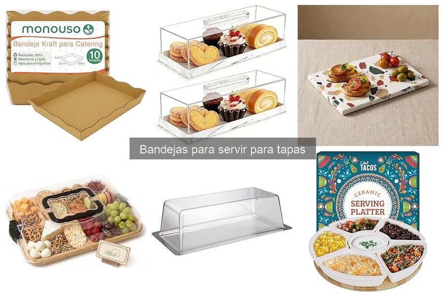 ¿Qué son las bandejas para servir tapas? Guía rápida
