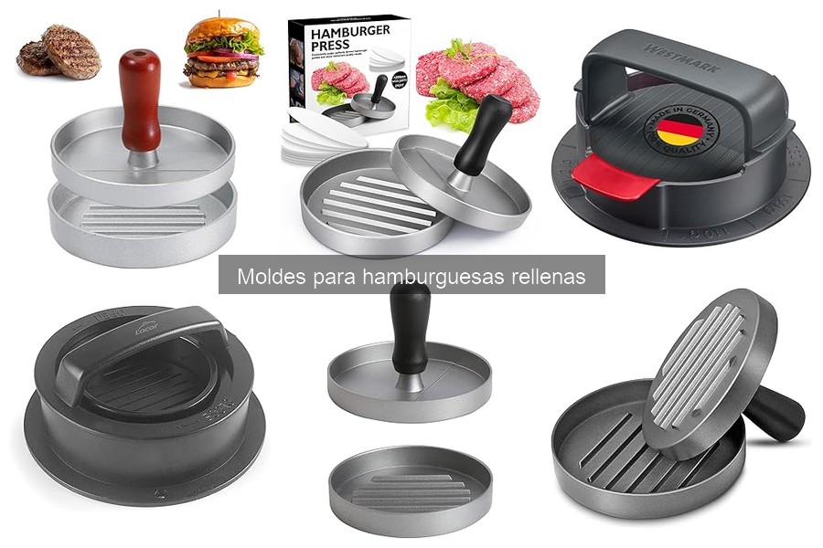 ¿Qué son los moldes para hamburguesas rellenas? Descúbrelos