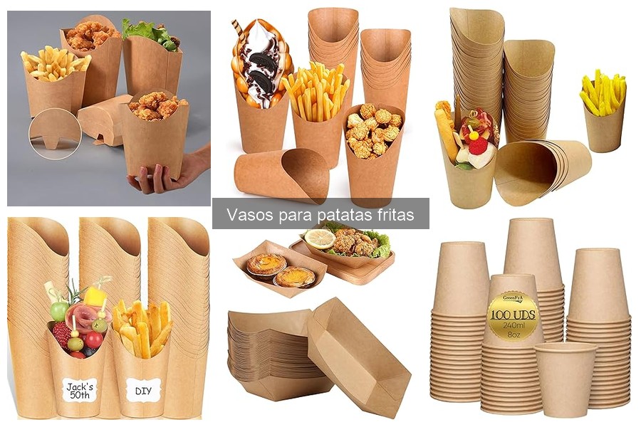 ¿Qué son los vasos para patatas fritas? Descubre su uso