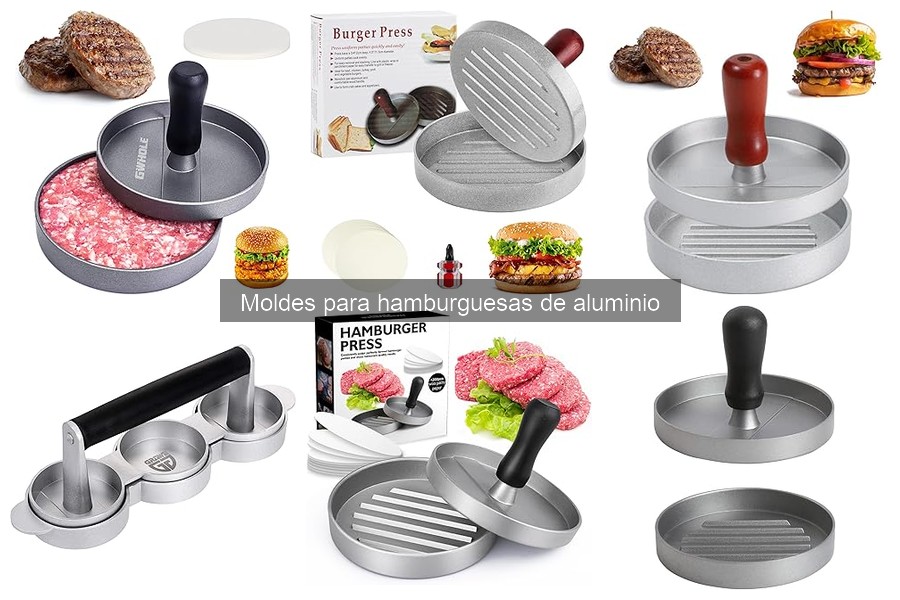 Recetas creativas para hamburguesas con moldes de aluminio