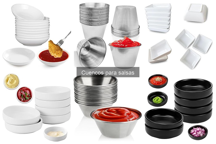 Recetas deliciosas para servir en cuencos de salsas