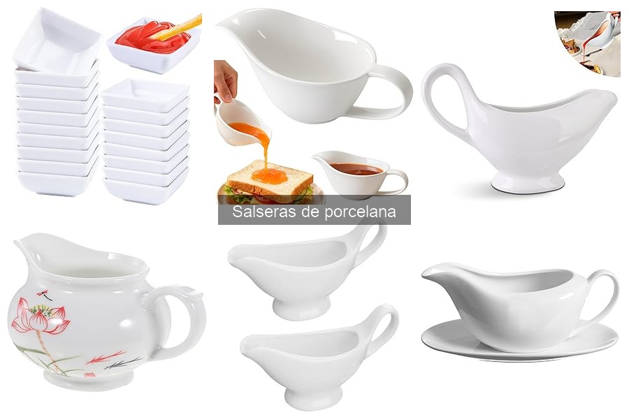 Recetas Deliciosas para Servir en Salseras de Porcelana