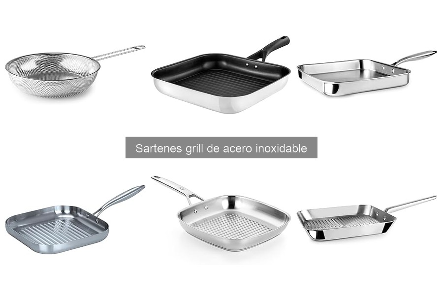 Recetas fáciles con sartenes grill de acero inoxidable
