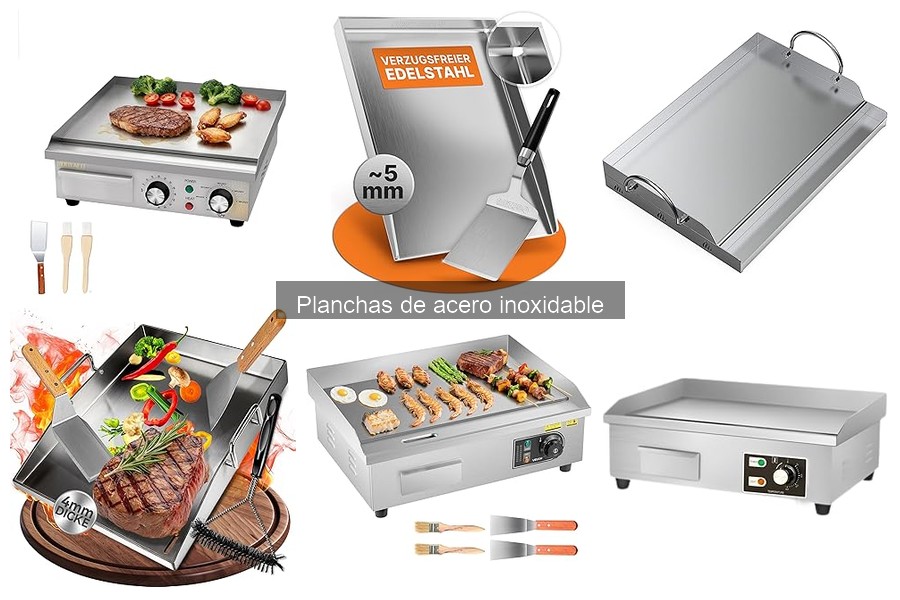 Recetas fáciles para hacer en planchas de acero inoxidable