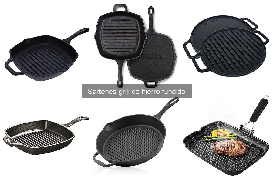 Sartenes grill de hierro fundido vs. acero inoxidable: ¿Cuál elegir?