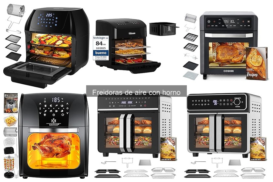 ¿Se puede hornear con una freidora de aire con horno?