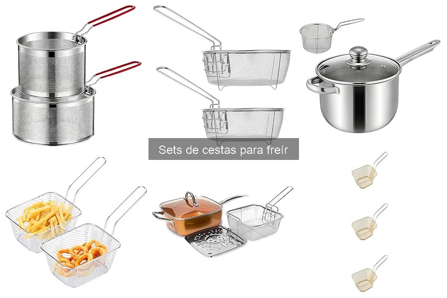 Seguridad al usar sets de cestas para freír en casa