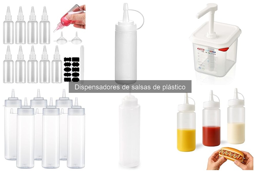 ¿Son seguros los dispensadores de salsas de plástico?