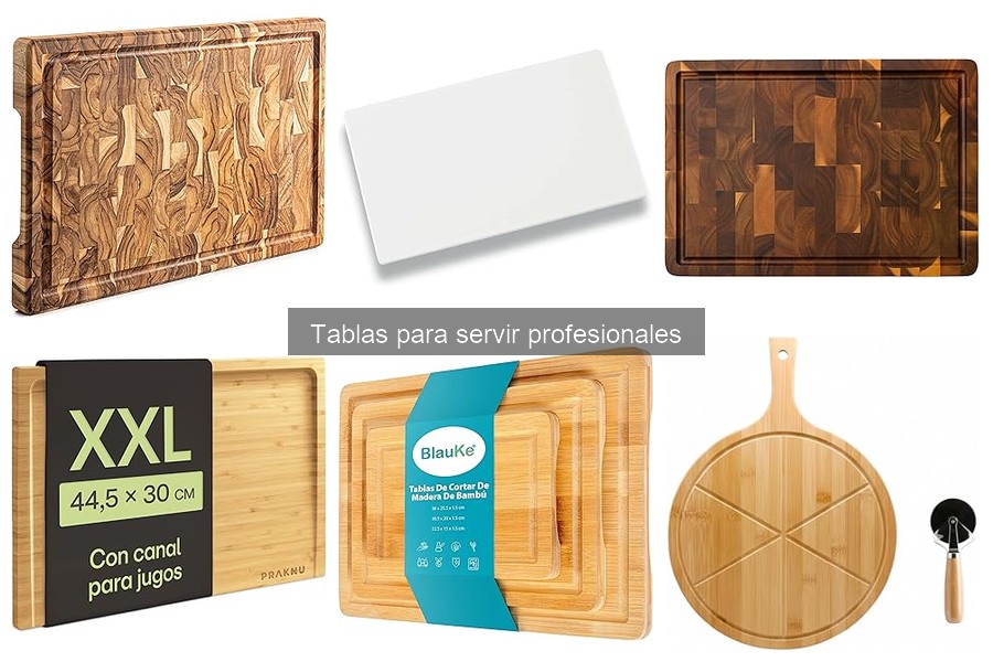 Tablas para Servir Profesionales: Características y Usos