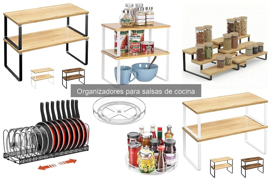Testimonios de usuarios sobre organizadores de salsas de cocina