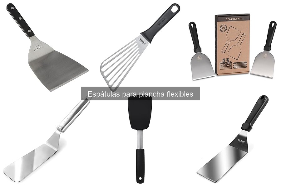 Tipos de espátulas para plancha: guía completa