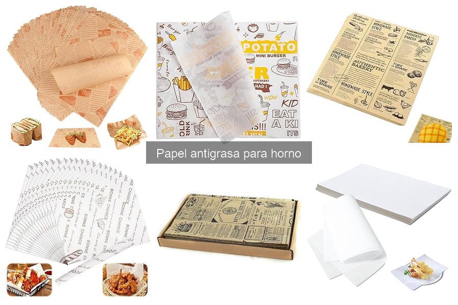Tipos de papel antigrasa para horno: materiales y características