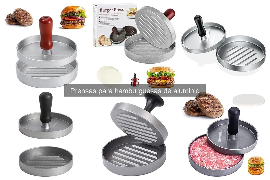 Tipos de prensas para hamburguesas y sus diferencias