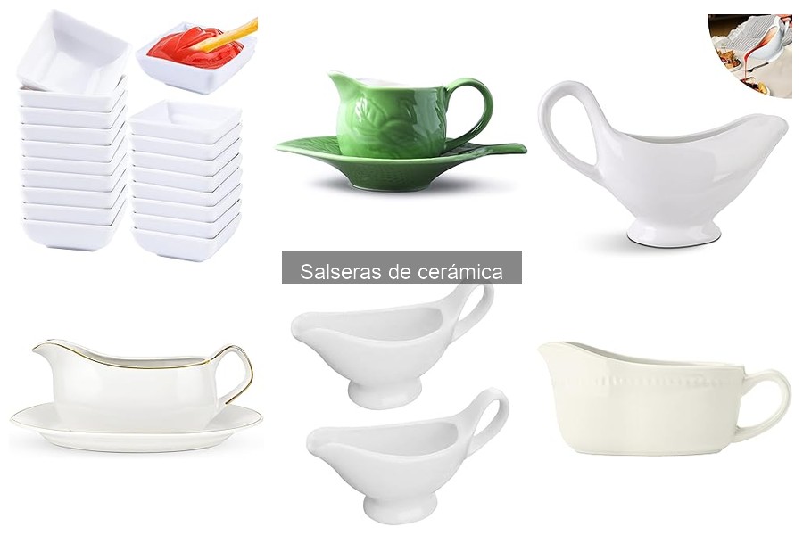 Tipos de salseras de cerámica para todas tus necesidades