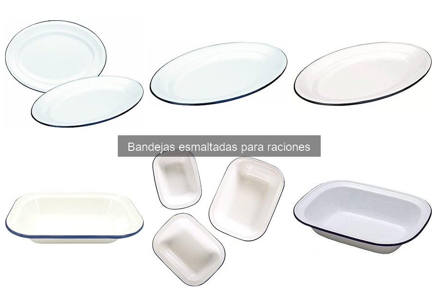 Usos versátiles de las bandejas esmaltadas en la cocina