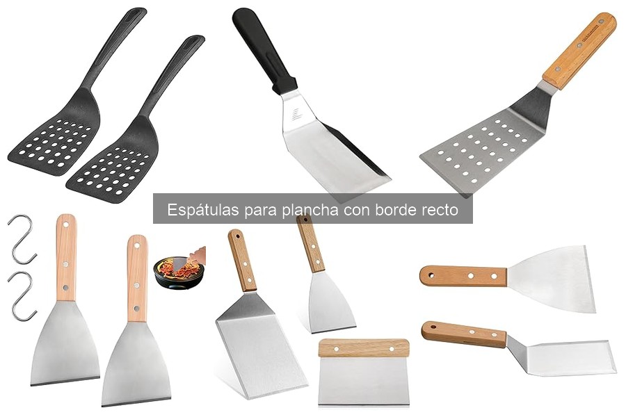 Ventajas de Espátulas para Plancha con Borde Recto