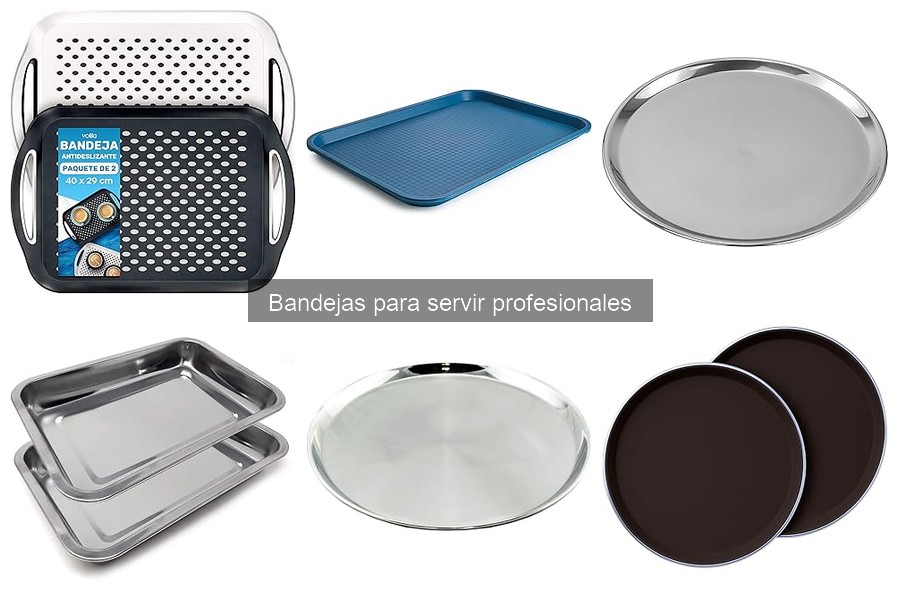 Ventajas de las bandejas para servir profesionales en casa