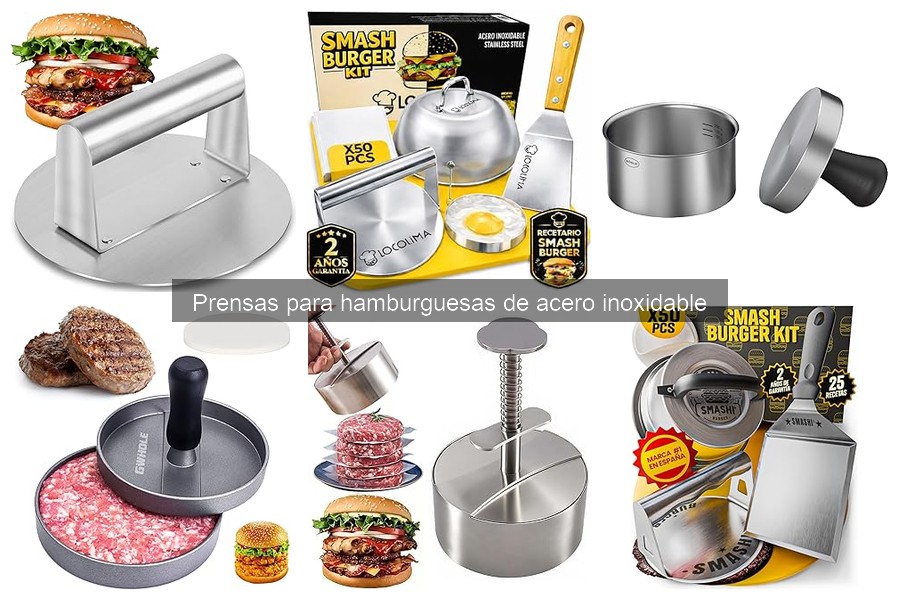 Ventajas de las prensas para hamburguesas de acero inoxidable